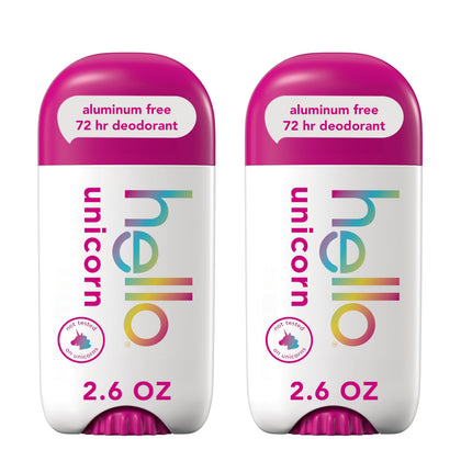 Déodorant hello Unicorn Aluminium Free 2 pack vue de face