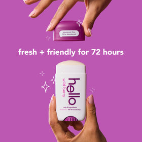 Déodorant hello Wild Berry sans Aluminium 2,6 oz bâton, en situation