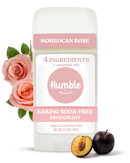 Déodorant HUMBLE sans aluminium Rose du Maroc vue avant