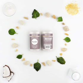 Déodorant HUMBLE SIMPLE AND TRUE. Patchouli Copal 2,5 OZ étiquette