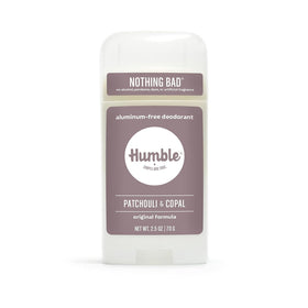 Déodorant HUMBLE SIMPLE AND TRUE. Patchouli Copal 2,5 OZ vue avant