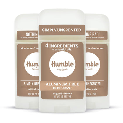 Déodorant Humble Simple et Efficace, pack de 3 sticks