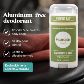 Déodorant HUMBLE Simple & True Rose Marocaine stick avant