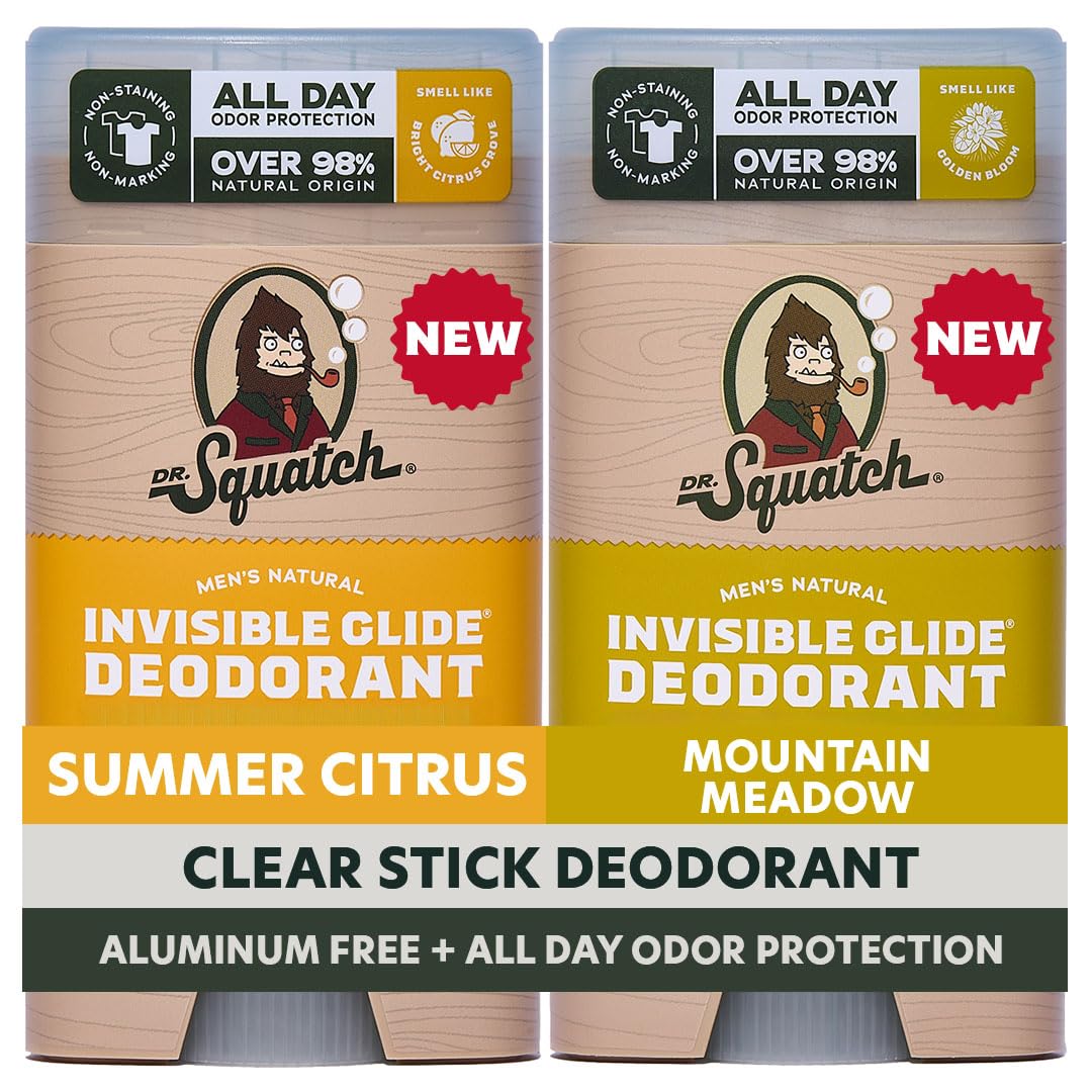 Déodorant Invisible Glide de Dr. Squatch 75g vue de face