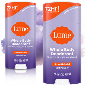 Déodorant Lume Corps Complet Stick Solide 2,6 oz vue de face