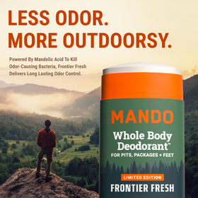 Déodorant Mando avec description du parfum
