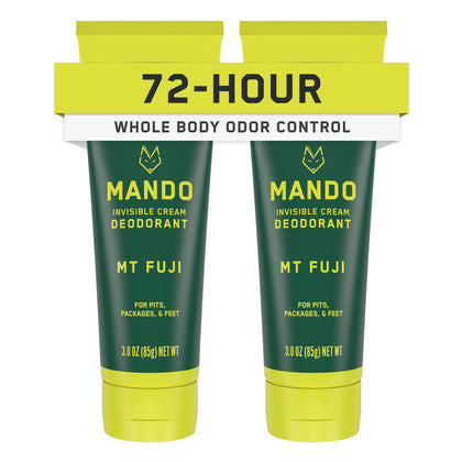 Déodorant Mando Crème Corps Complet 3 oz vue de face