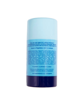Déodorant Megababe Geo Eucalyptus Menthe dans un cadre de salle de bain