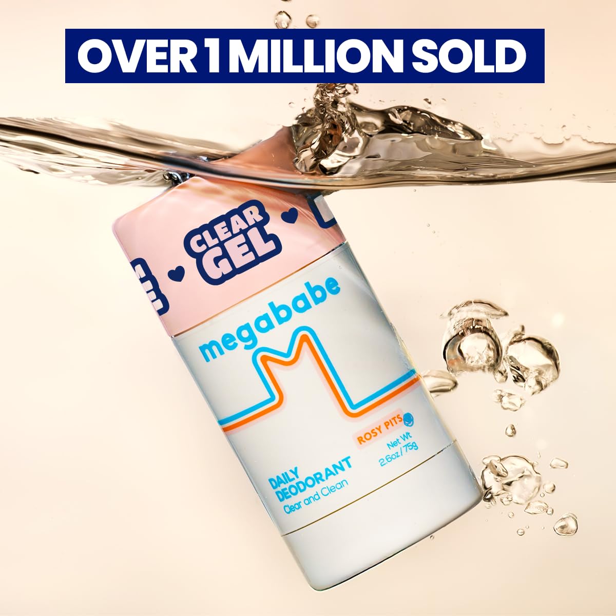 Déodorant Megababe Rosy Pits en utilisation