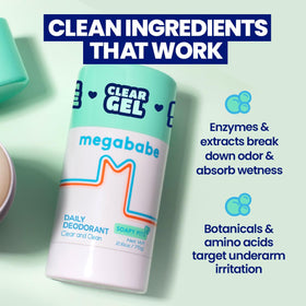 Déodorant Megababe Soapy Pits 132g vue arrière