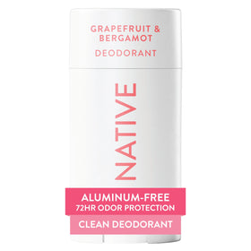 Déodorant Native 120g, vue avant avec parfum Agrumes & Bergamote