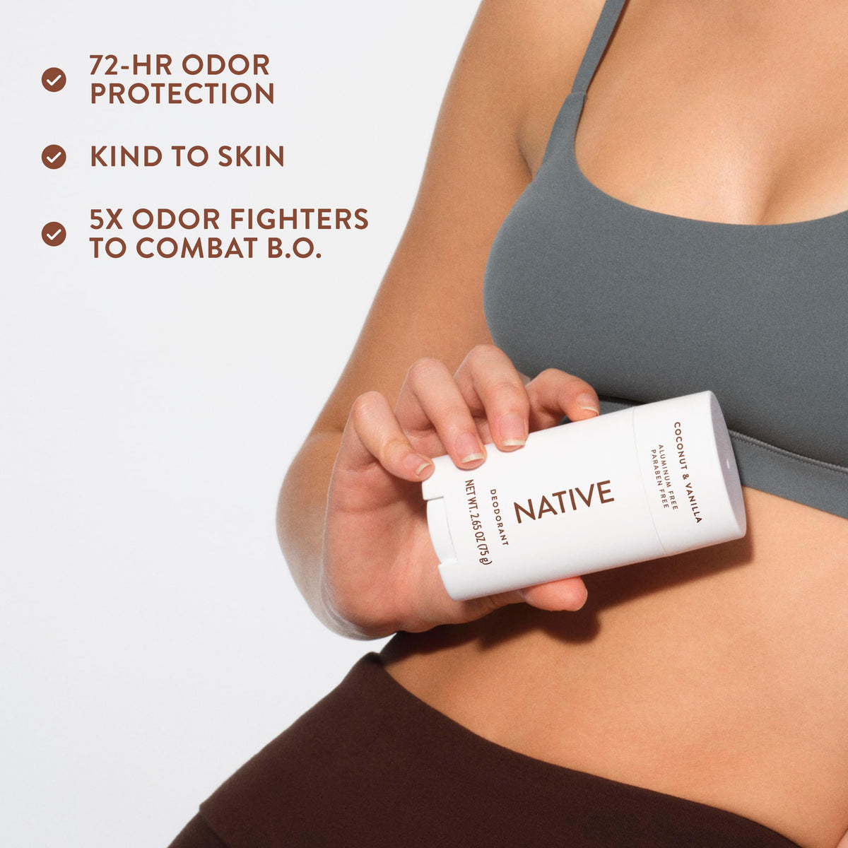 Déodorant Native 3-Pack avec différentes senteurs