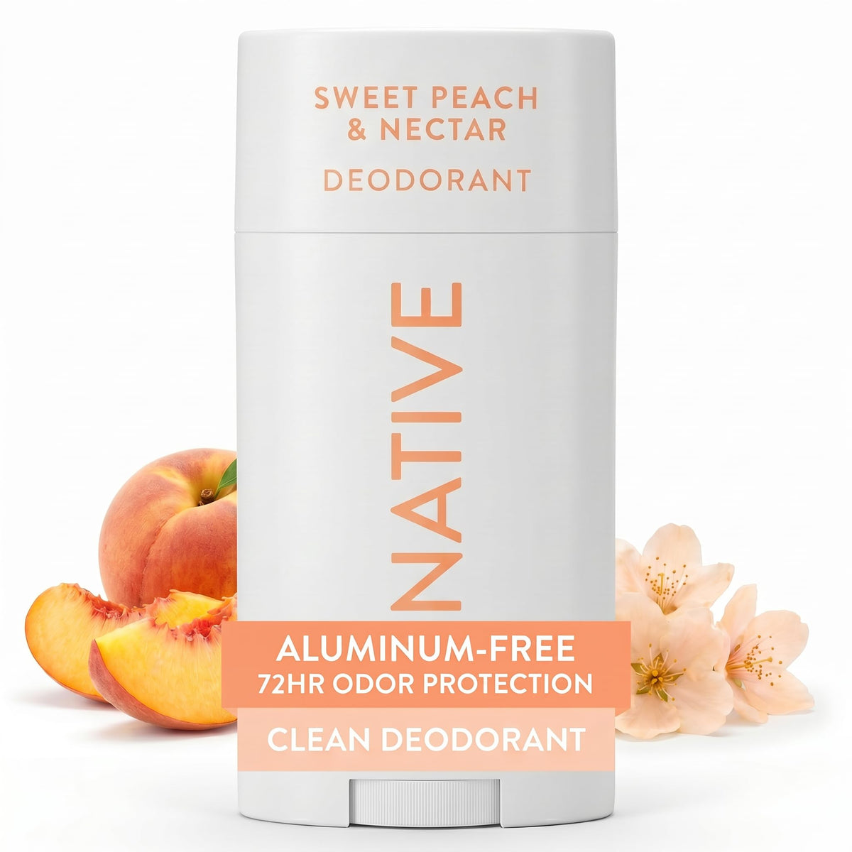 Déodorant Native 72h Pêche Douce 120g vue avant