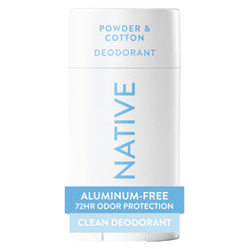 Déodorant Native 72h vue de face, emballage blanc et vert