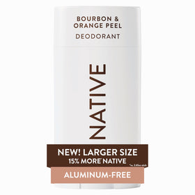Déodorant Native Aluminium Free 150g modèle avec parfum bourbon et orange