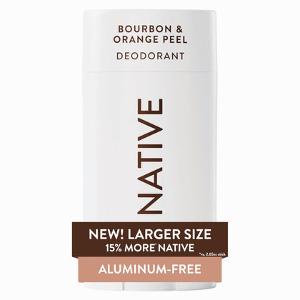 Déodorant Native Aluminium Free 150g modèle avec parfum bourbon et orange