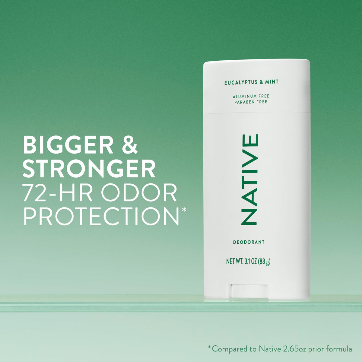 Déodorant Native Aluminium Free Eucalyptus & Menthe stick vue arrière