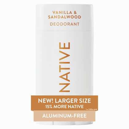 Déodorant Native Aluminium Free Vanille & Bois de Santal 150g vue de face