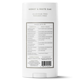 Déodorant Native Miel & Chêne Blanc stick ouvert
