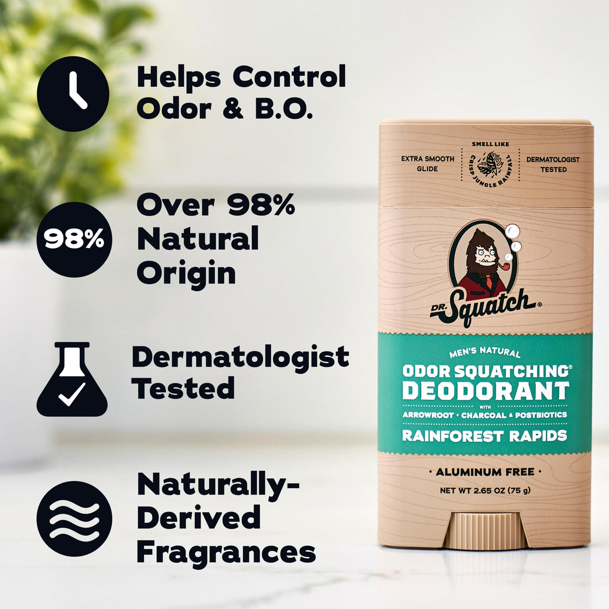 Déodorant naturel Dr. Squatch en emballage prêt à offrir