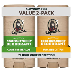 Déodorant naturel Dr. Squatch stick 2-pack devant