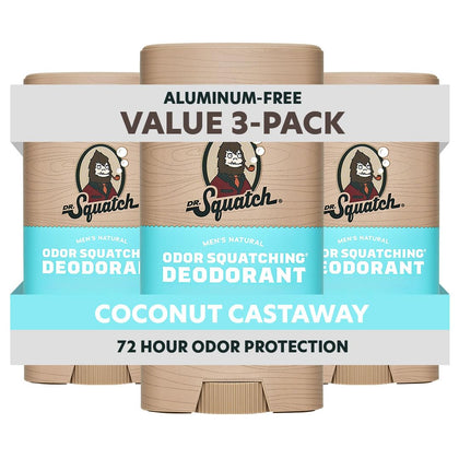Déodorant naturel Dr. Squatch stick de 2,65 oz parfum Coco