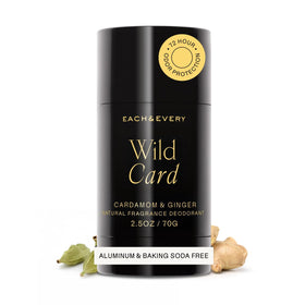 Déodorant naturel Each & Every 150g senteur cardamome et gingembre vue de face