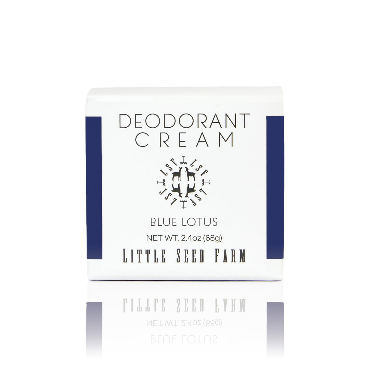Déodorant naturel Little Seed Farm crème au lotus bleu vue avant