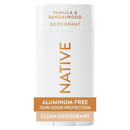 Déodorant naturel Native Vanille et Santal 132g vue de face