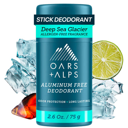 Déodorant Oars + Alps 159g vue avant avec packaging