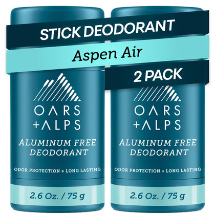 Déodorant Oars + Alps Aluminium-Free 2pk, vue de face