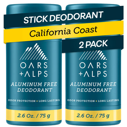Déodorant Oars + Alps Aluminium Free 2pk vue de face