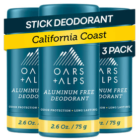 Déodorant Oars + Alps Aluminium Free 3pk 2,6oz vue avant