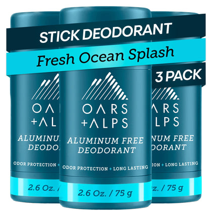 Déodorant Oars + Alps aluminium free 3pk vue de face