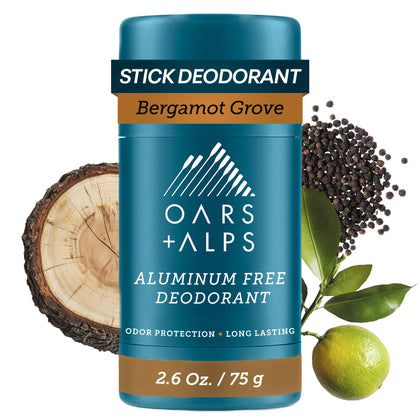 Déodorant Oars + Alps sans aluminium, vue de face
