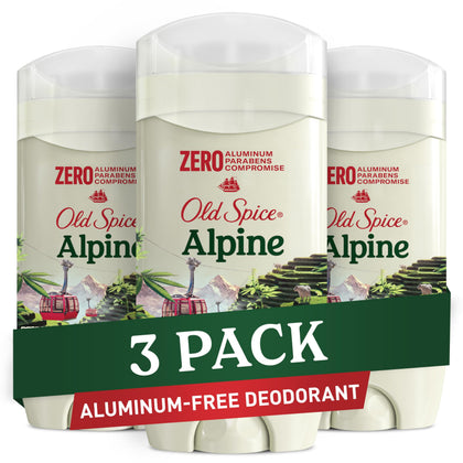 Déodorant Old Spice Aluminium Free 85g vue de face avec packaging