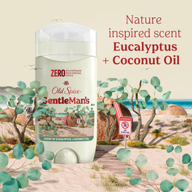 Déodorant Old Spice Aluminium Free Eucalyptus et Huile de Coco, détails des ingrédients