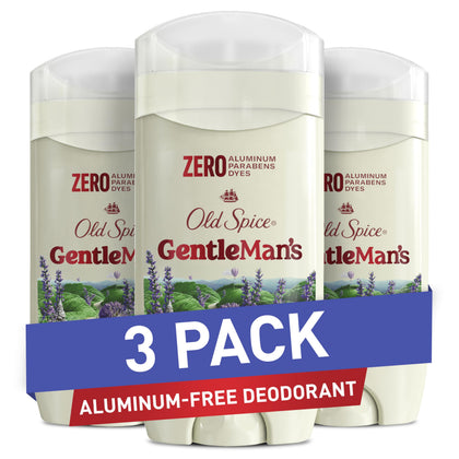 Déodorant Old Spice Aluminium Free Lavande & Menthe 3x85g vue de face