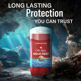 Déodorant Old Spice Aqua Reef 140g avec son emballage