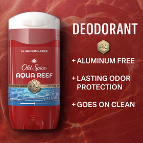 Déodorant Old Spice Aqua Reef 140g vue arrière