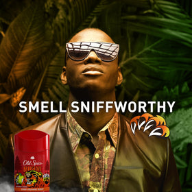 Déodorant Old Spice Bearglove 118g en utilisation