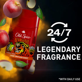 Déodorant Old Spice Bearglove 118g sur une table