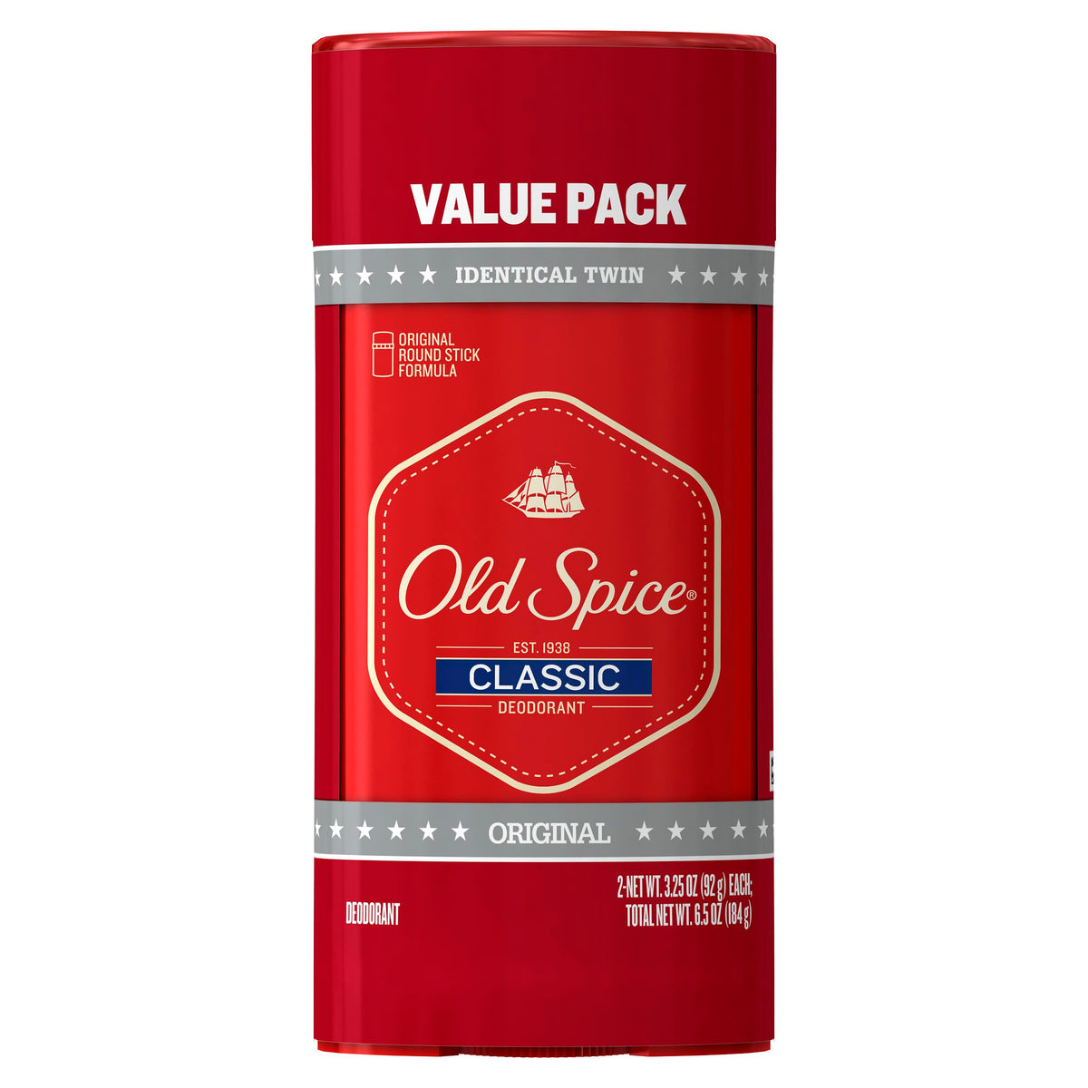 Déodorant Old Spice Classique 3,25 oz vue de face