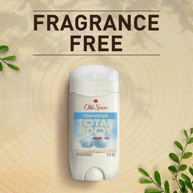 Déodorant Old Spice Corps Total sur un plan rapproché