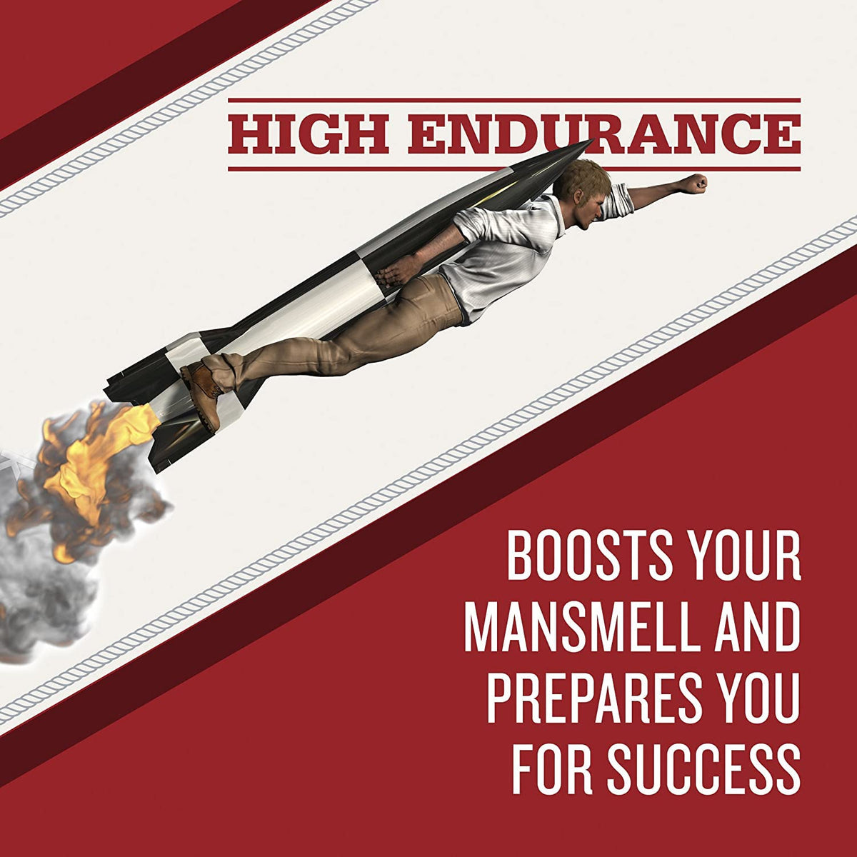 Déodorant Old Spice Haute Endurance 3 oz, application sur la peau