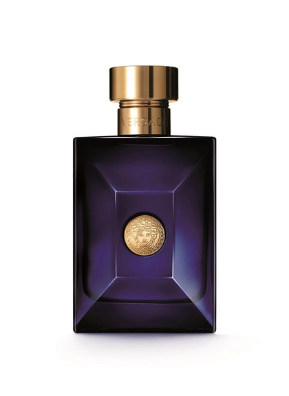 Déodorant parfumé Versace Dylan Blue 100 ml vue avant avec bouchon