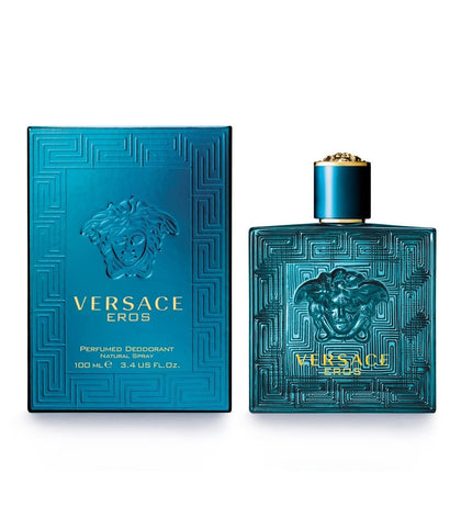 Déodorant parfumé Versace Eros 100 ml en vue avant
