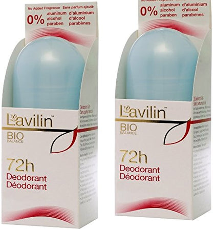 Déodorant Roll-On Lavilin 2,1 oz vue avant avec packaging