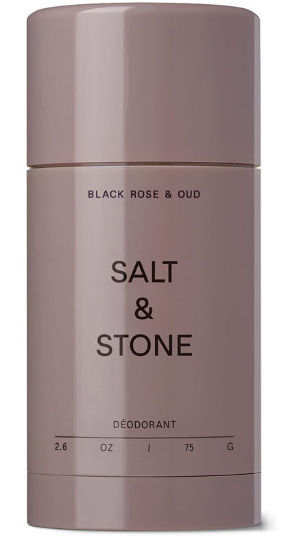 Déodorant Salt & Stone sans aluminium Black Rose & Oud vue avant