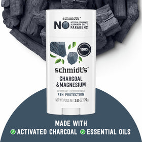 Déodorant Schmidt's Charbon & Magnésium packaging
